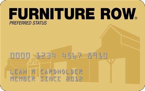 furniture row furniture credit card